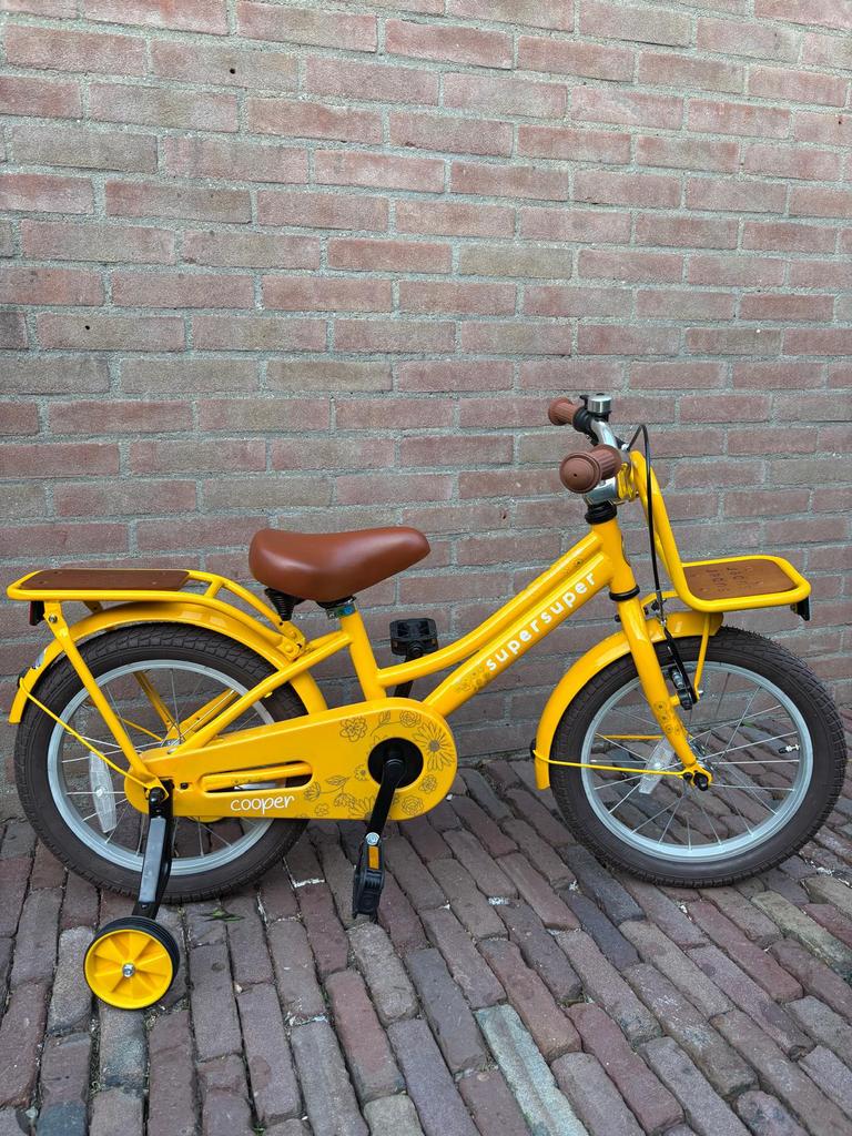 Nieuwe kinderfiets 16 inch, Fietsen en Brommers, Fietsen | Kinderfietsjes, Ophalen, Terugtraprem, Zijwieltjes, 16 tot 20 inch