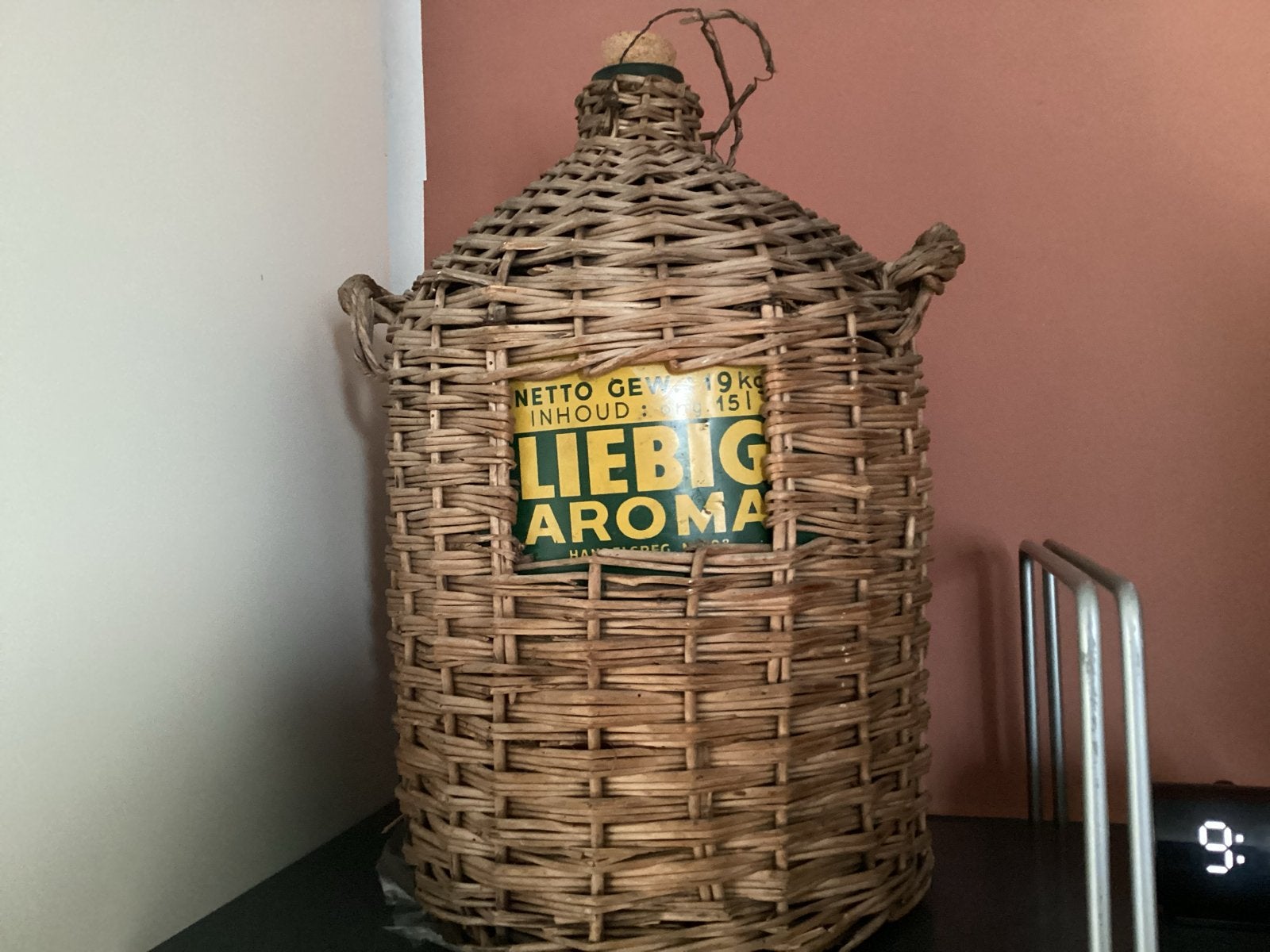 Mandfles Liebig Aroma Maggi uit België 15 liter, Ophalen of Verzenden