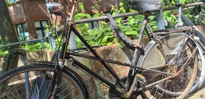 Locomotief dames kruisframe, Ophalen
