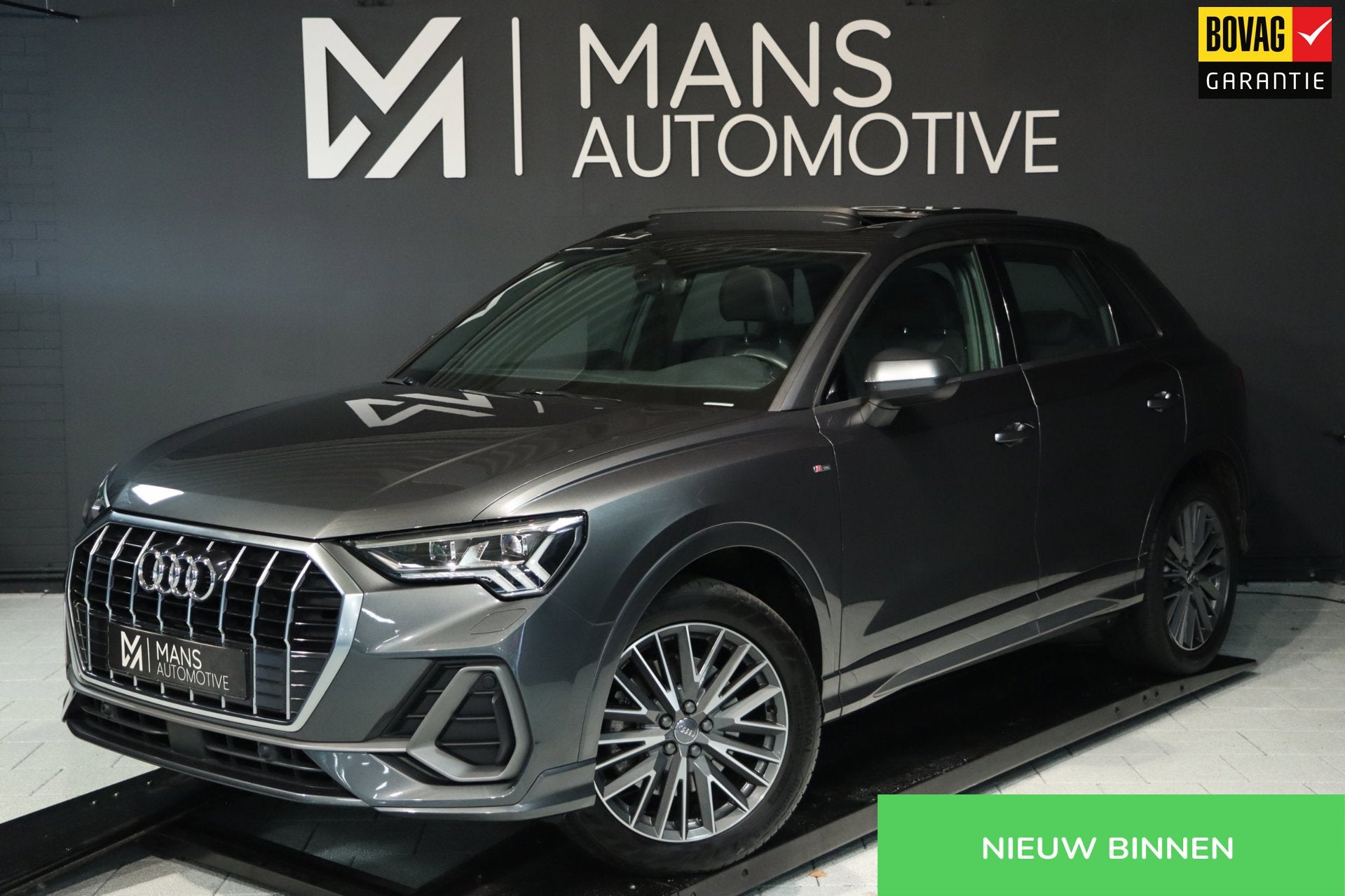 Audi Q3 40 TFSI Quattro 3x S-Line / PANO / VIRTUAL / ACC / C, Auto's, Automaat, Gebruikt, Zwart, 1984 cc