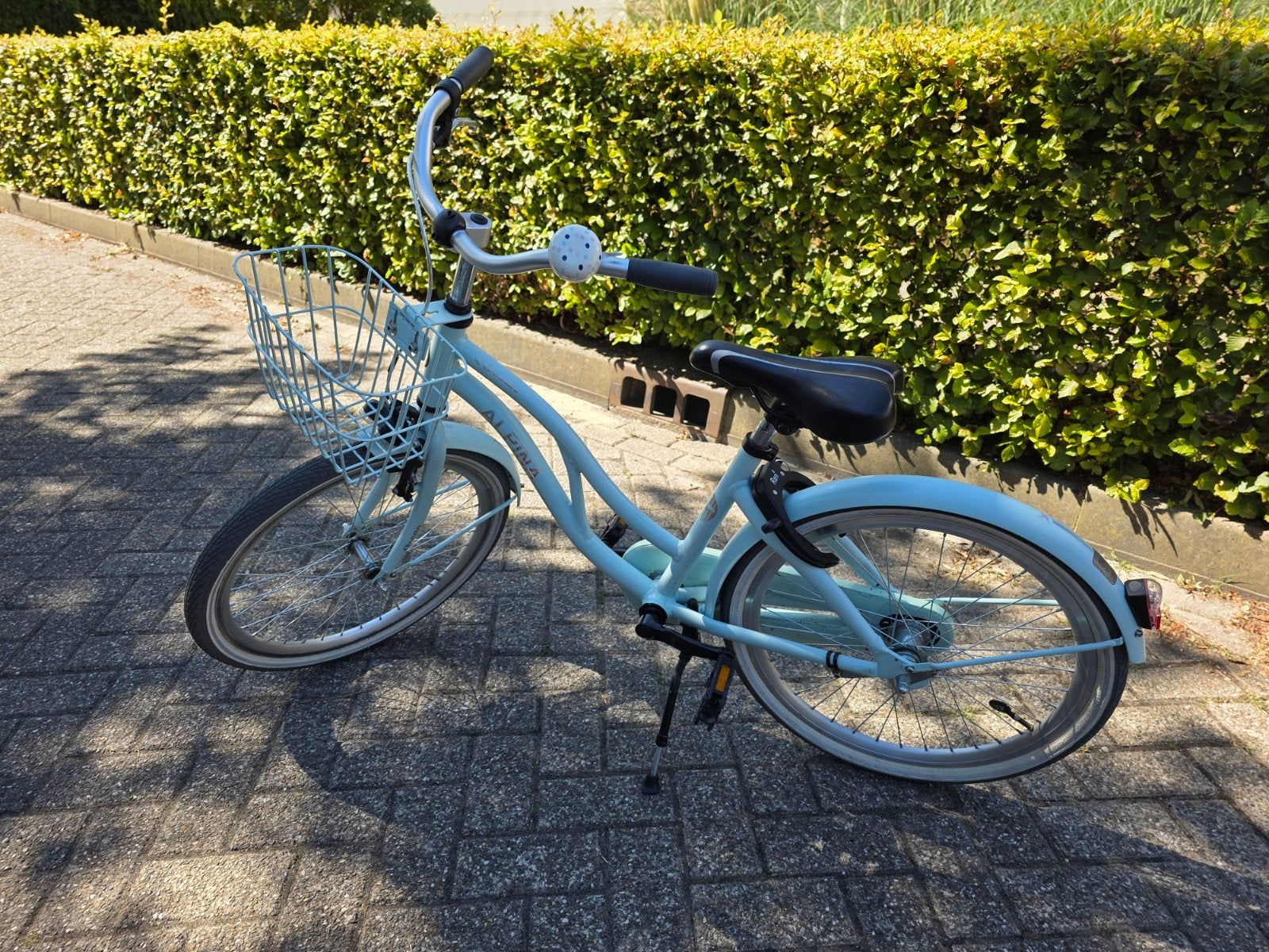 Mooie Alpina meisjesfiets, Fietsen en Brommers, Fietsen | Dames | Damesfietsen, Ophalen, Gebruikt, Terugtraprem, Overige merken