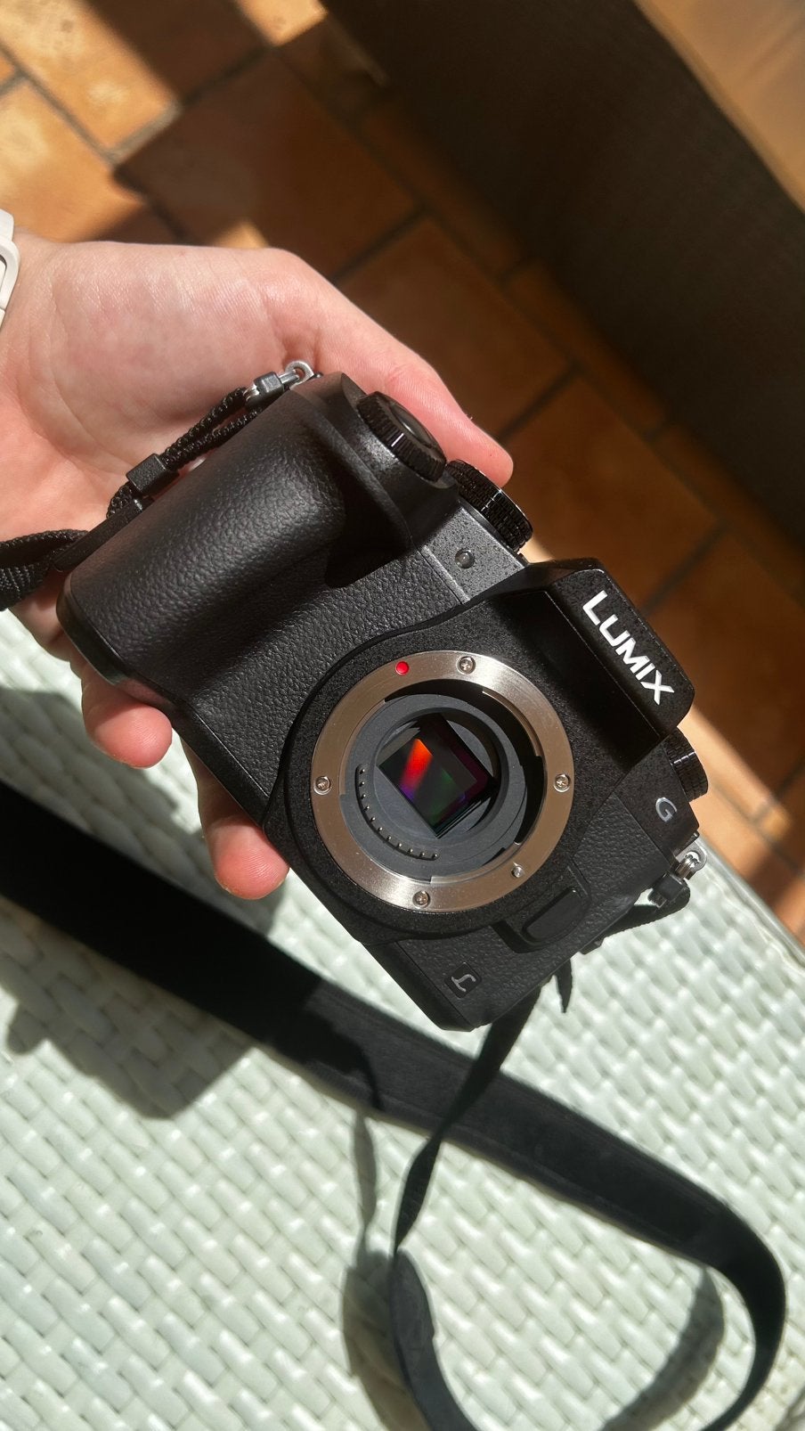 Panasonic LUMIX DMC-G80 Mirrorless + Lens, Ophalen of Verzenden, Zo goed als nieuw, Draagriem, Overige Merken