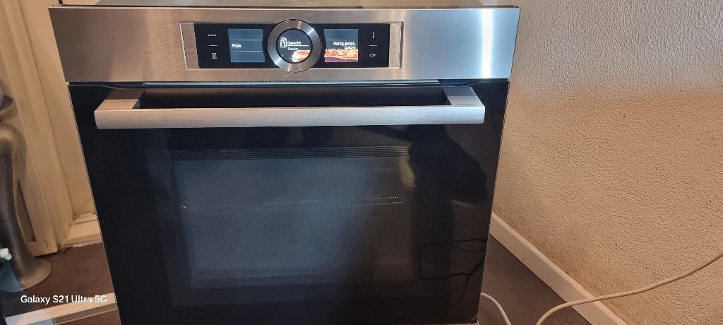 Luxe Bosch inbouw oven combi magnetron typenr, Ophalen, Gebruikt, Bosch, Oven met grill