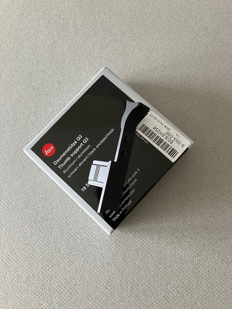 Thumbgrip voor Leica Q3/43 als nieuw, Audio, Tv en Foto, Fotocamera's Digitaal, Verzenden, Overige typen, Leica, Zo goed als nieuw