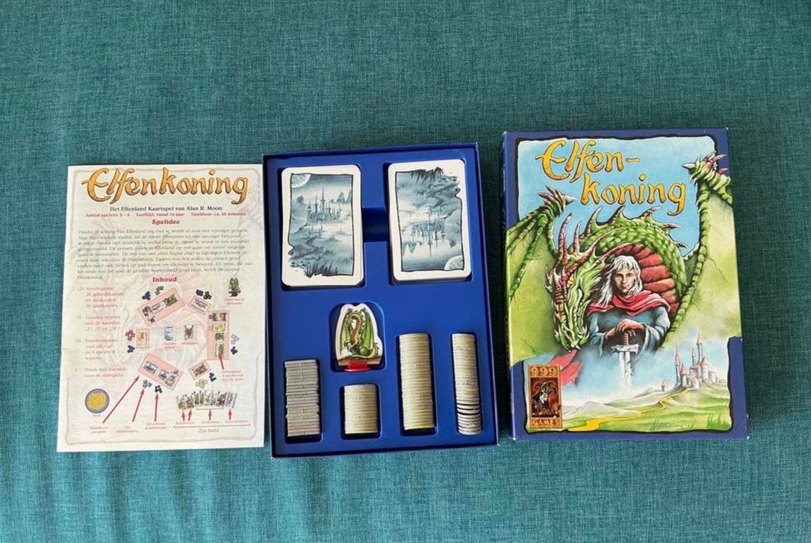 Elfenkoning kaartspel - Zo goed als nieuw, Vijf spelers of meer, Ophalen of Verzenden, Zo goed als nieuw