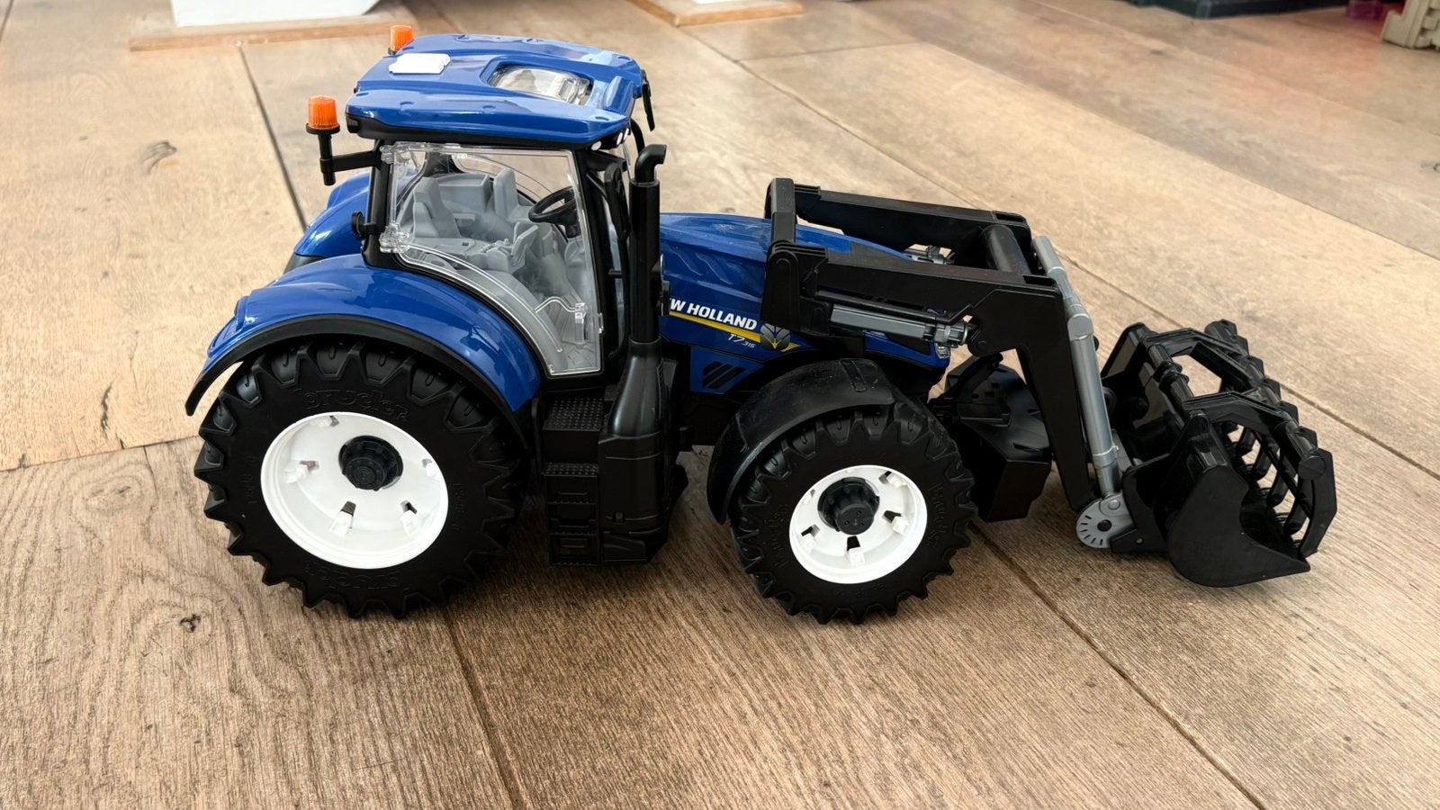 Bruder New Holland tractor John Deere balenpers & balenwagen, Ophalen of Verzenden, Zo goed als nieuw, Jongen of Meisje