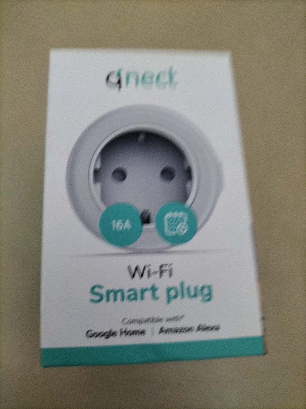 Qnect Wi-Fi Smart Plug - Nieuw in doos, Nieuw, Kunststof, Ophalen of Verzenden, Modern