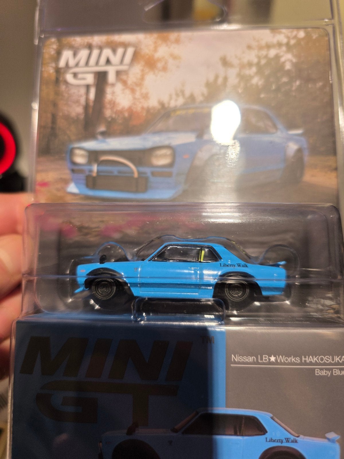 Mini GT Nissan LB Works Hakosuka Baby Blauw, Onbekend, Nieuw, Ophalen of Verzenden, Onbekend