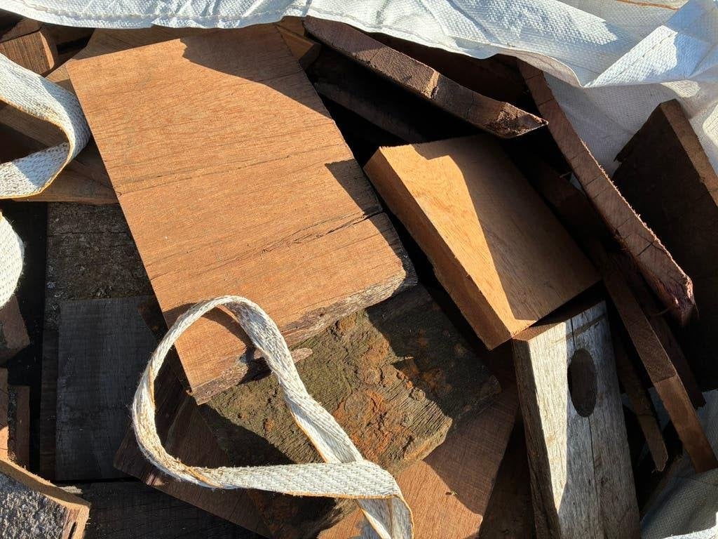 Hard haardhout Azobe in big bag, Tuin en Terras, Haardhout, Minder dan 3 m³, Ophalen of Verzenden