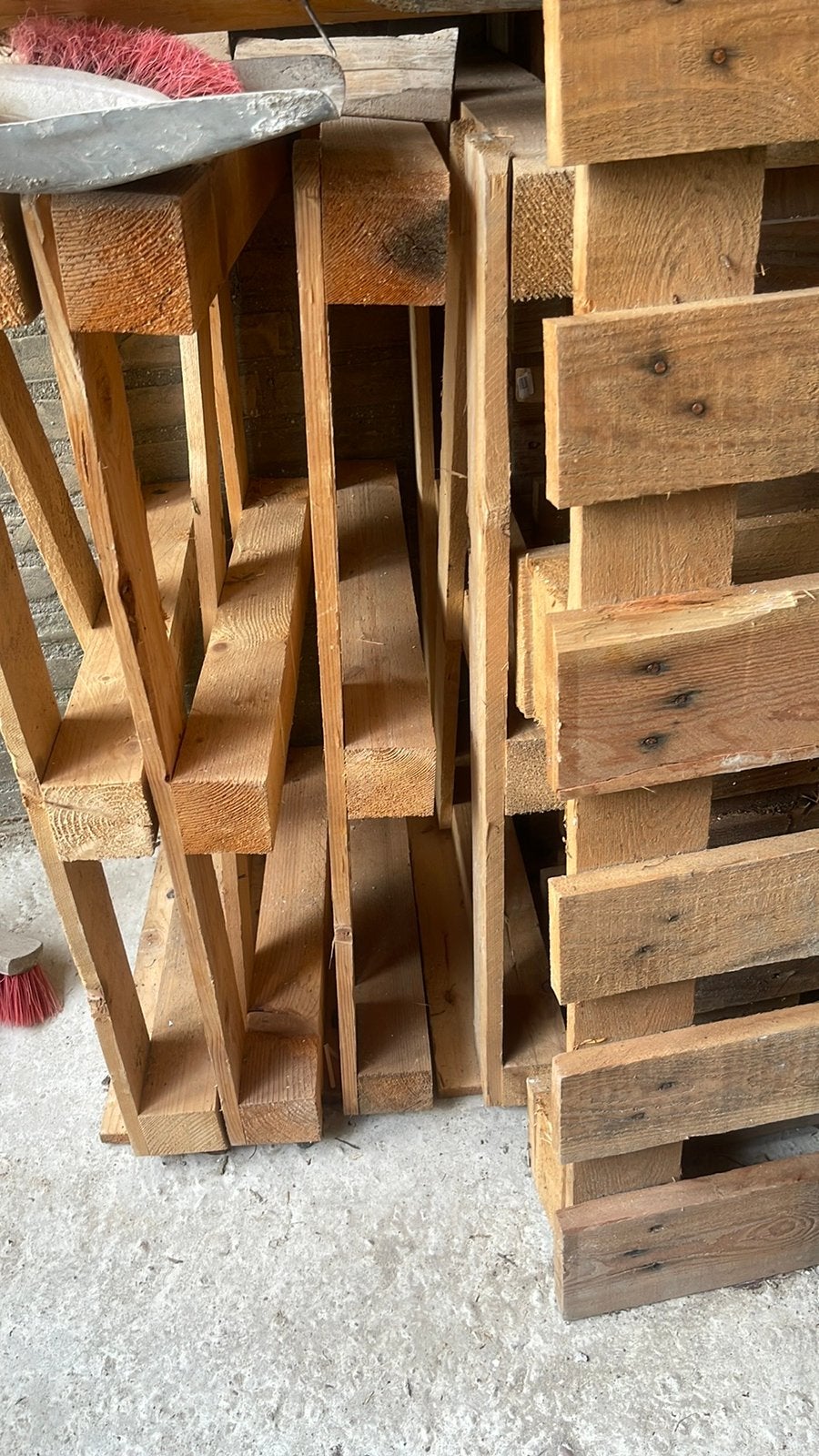 Pallets en houten balken, Doe-het-zelf en Verbouw, Ophalen, Zo goed als nieuw, 50 mm of meer, Pallet