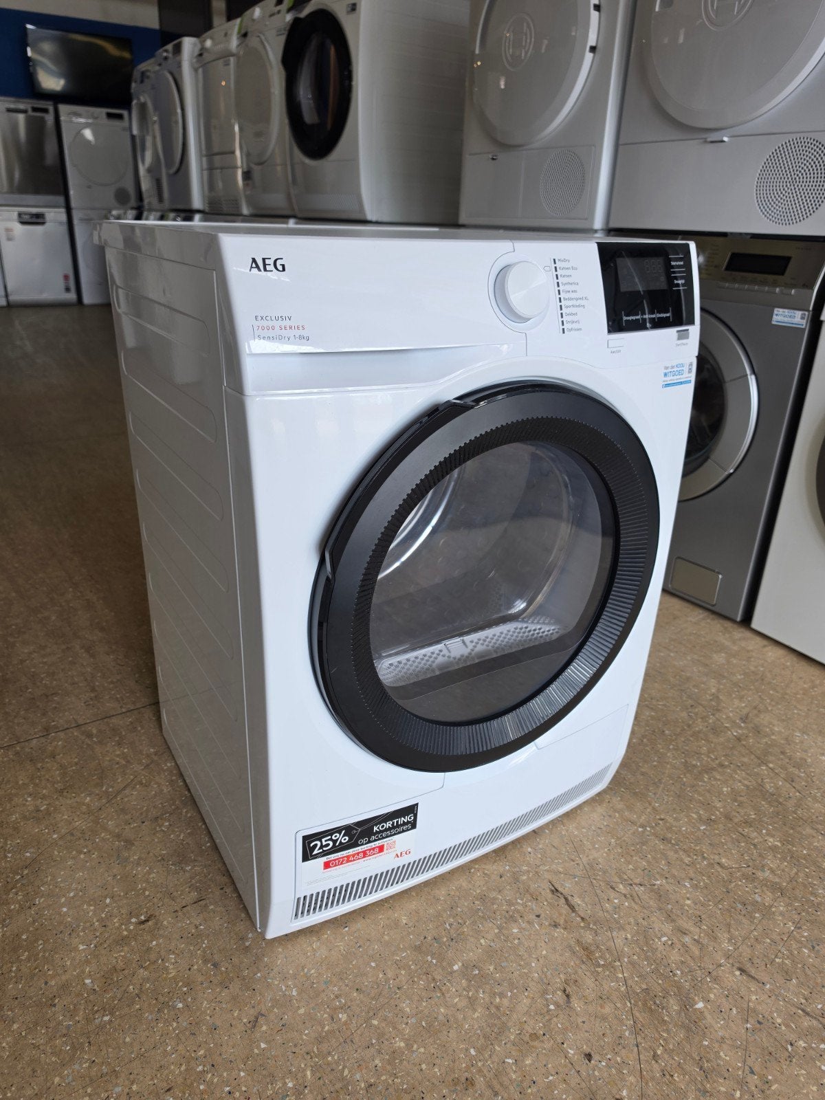 AEG TR7BOCHUM warmtepompdroger | ZGAN! | Gratis thuis 🚚✅️, Witgoed en Apparatuur, Wasdrogers, AEG, Jirnsum, Overige typen, 8 tot 10 kg