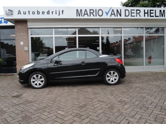 Peugeot 207 CC 1.6 VTi Airco/Cruise control, Gebruikt, Zwart, 4 cilinders, Cabriolet
