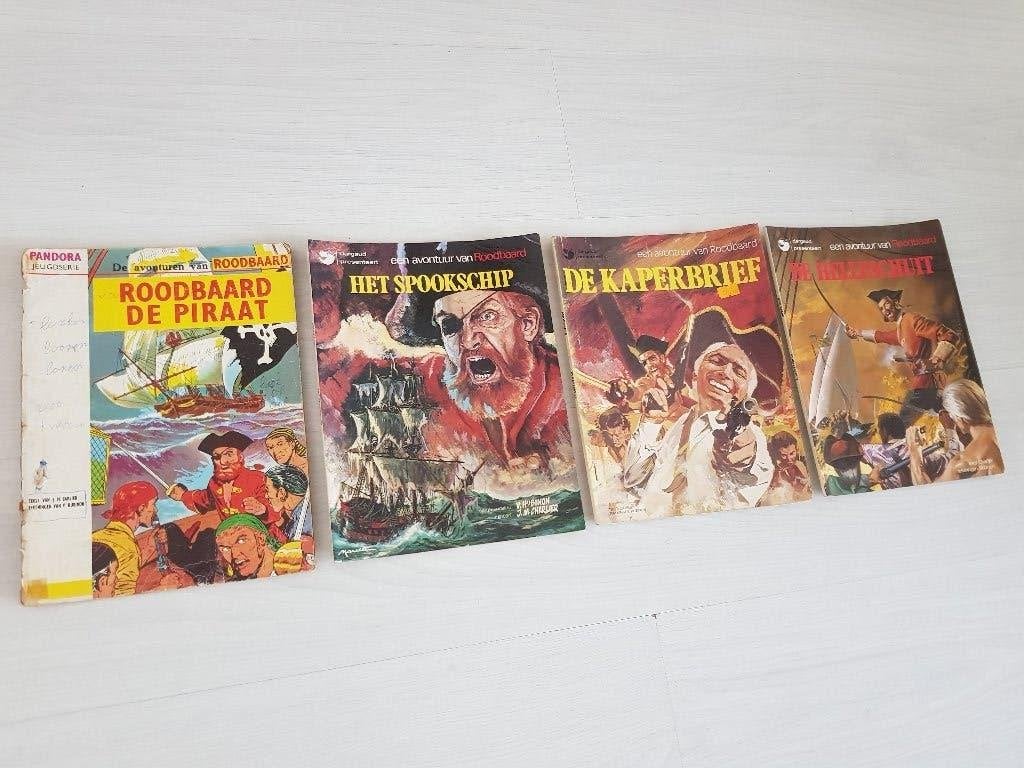Roodbaard, Meerdere stripboeken, Ophalen of Verzenden, Gelezen, Jean-Michel Charlier