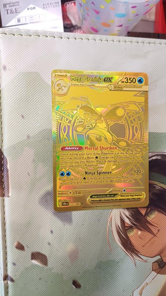 Mega Greninja EX, Hobby en Vrije tijd, Verzamelkaartspellen | Pokémon, Verzenden