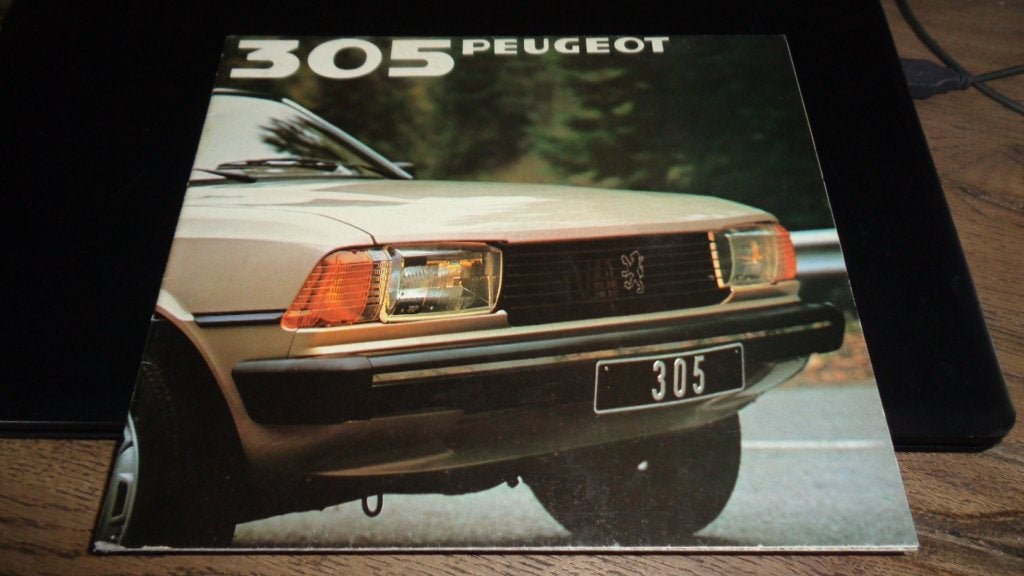 Folder PEUGEOT 305  ,  1981, Verzenden, Nieuw, Peugeot