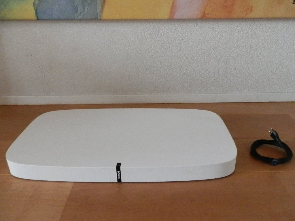 Sonos Playbase (wit)., Audio, Tv en Foto, Luidsprekers, Ophalen, Stofbestendig, Zo goed als nieuw, 60 tot 120 watt
