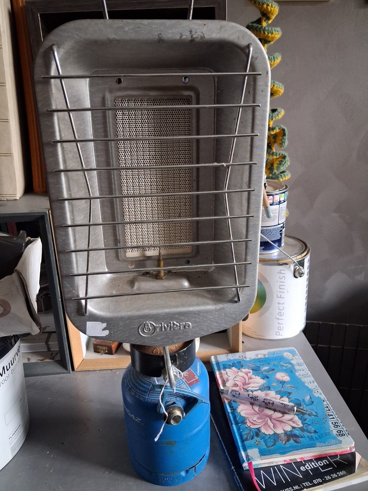 Kacheltje op campinggaz, Caravans en Kamperen, Ophalen