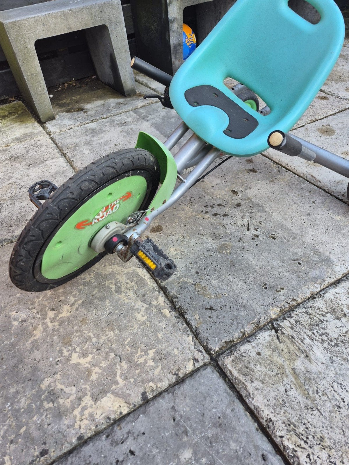 Steppy Race Go-Kart - Gebruikt, Ophalen, Gebruikt, Terugtraprem, Steppy Race