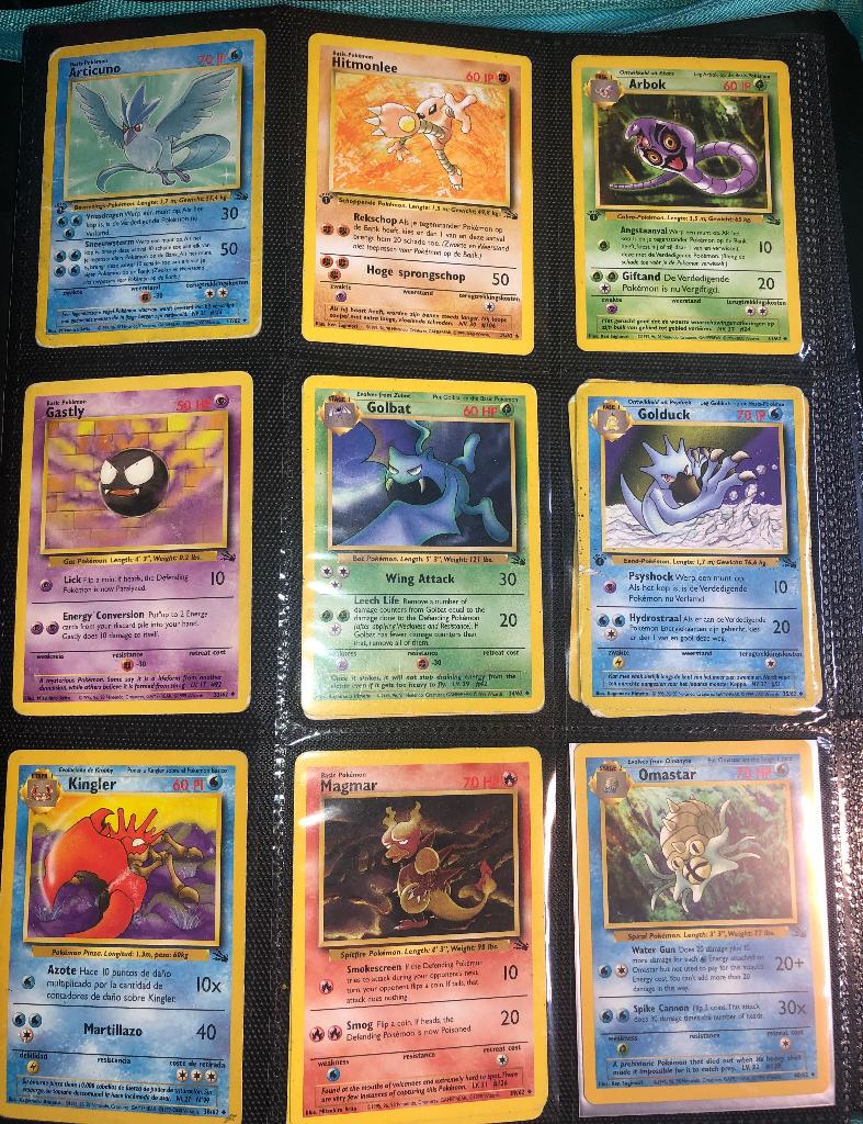 Zeldzame Pokémon kaarten van vroeger!, Ophalen of Verzenden, Zo goed als nieuw, Meerdere kaarten