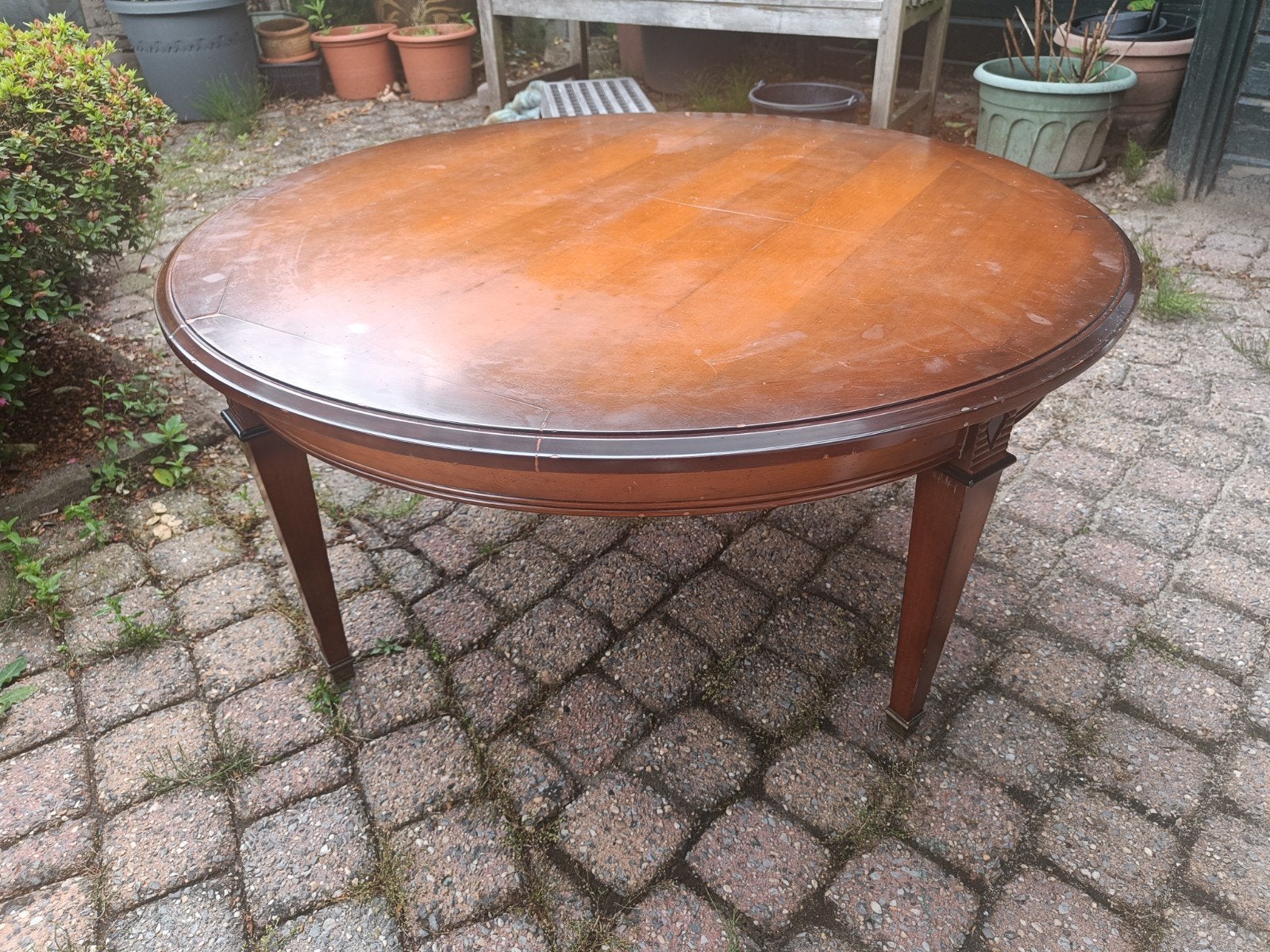 Kersenhouten salontafel, Antiek en Kunst, Antiek | Meubels | Tafels, Ophalen
