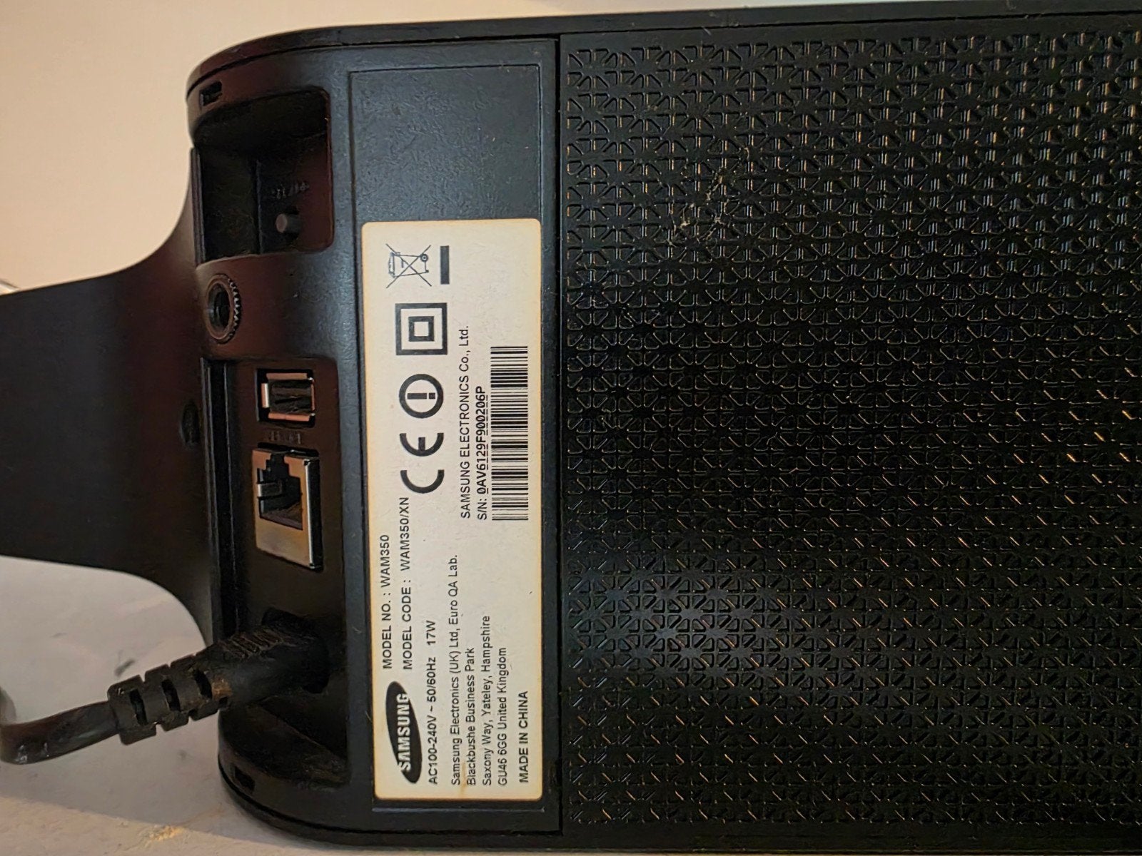 Samsung M3 (WAM350) Draadloze Multiroom Speaker – Nette staa, WiFi, Ophalen of Verzenden, Gebruikt, Slimme speaker
