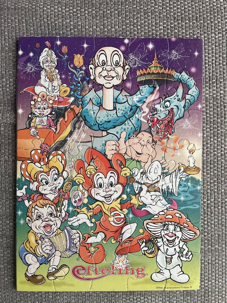 Vintage Efteling puzzel jaren 90, Verzamelen, Ophalen of Verzenden, Gebruikt, Overige typen