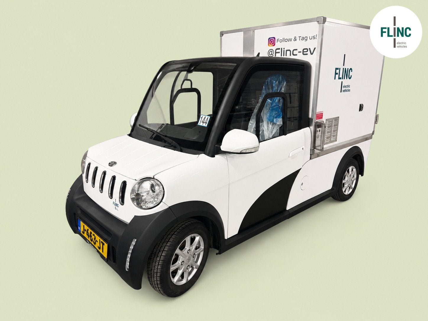 Flinc Cargo KOELWAGEN, Auto's, Automaat, Achterwielaandrijving, Gebruikt, Zwart