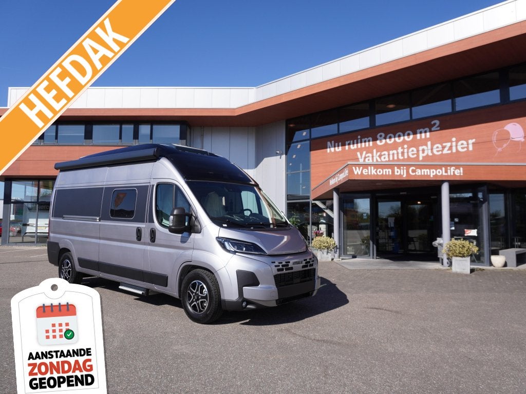 Hymer Yellowstone 601 AUTOM HEAVY CHASSIS, Automaat, Luifel, Buscamper of Camperbus, Fiat