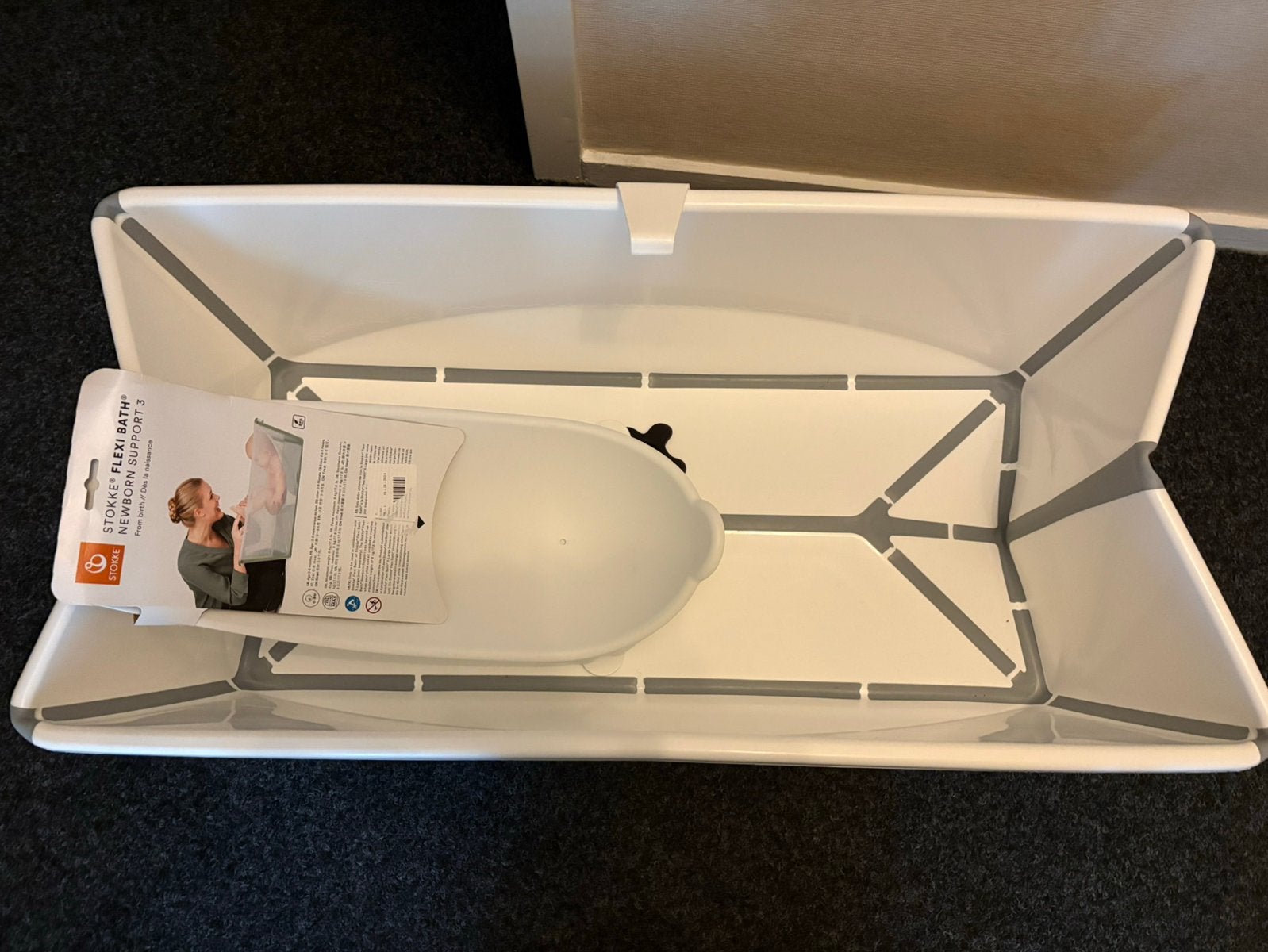 Stokke flexi bad XL zgan!, Ophalen, Zo goed als nieuw, Badje