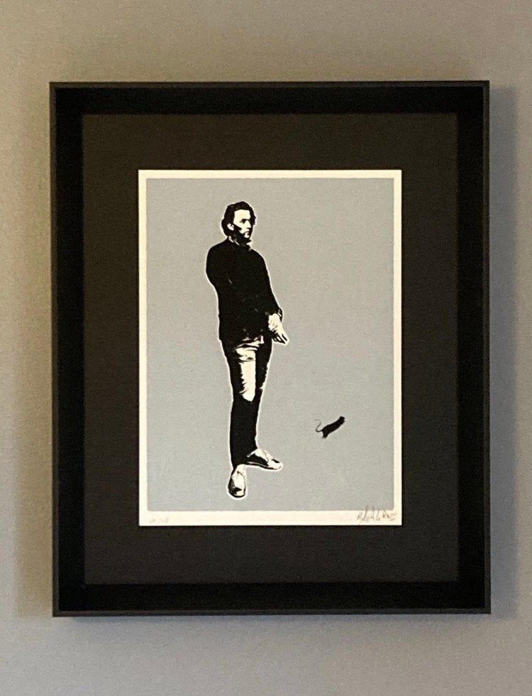 Blek Le Rat : Genummerde zeefdruk 1/9. Verzamelobject., Ophalen of Verzenden