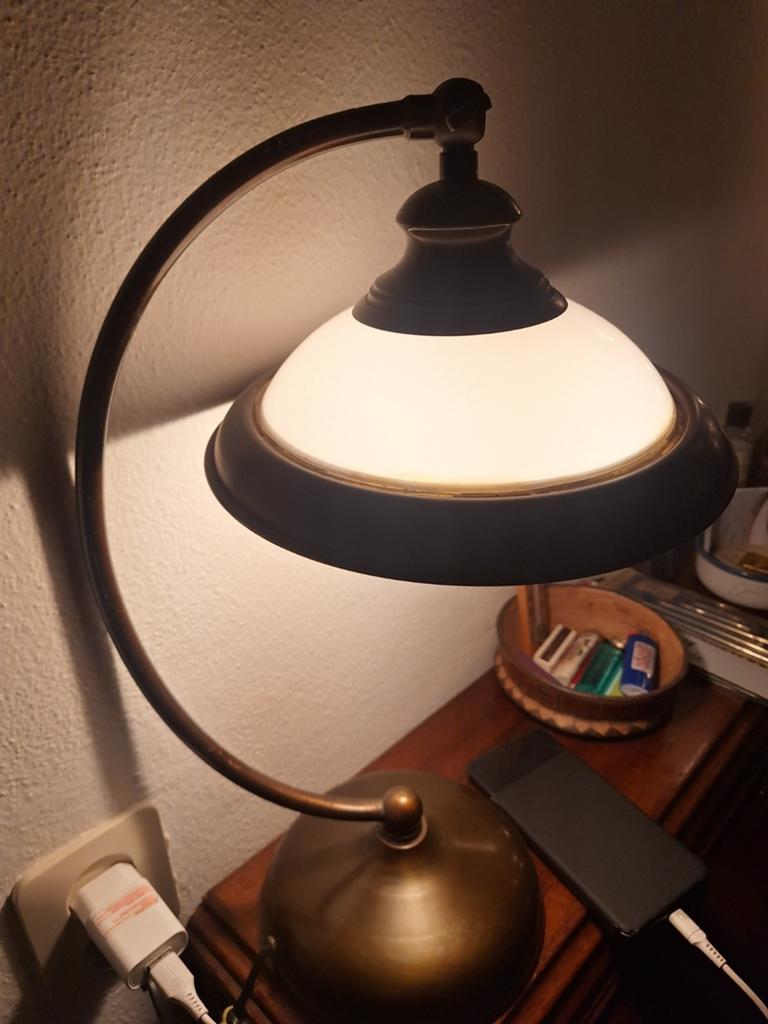 Mooie zware tafellamp, Ophalen, Zo goed als nieuw, Minder dan 50 cm