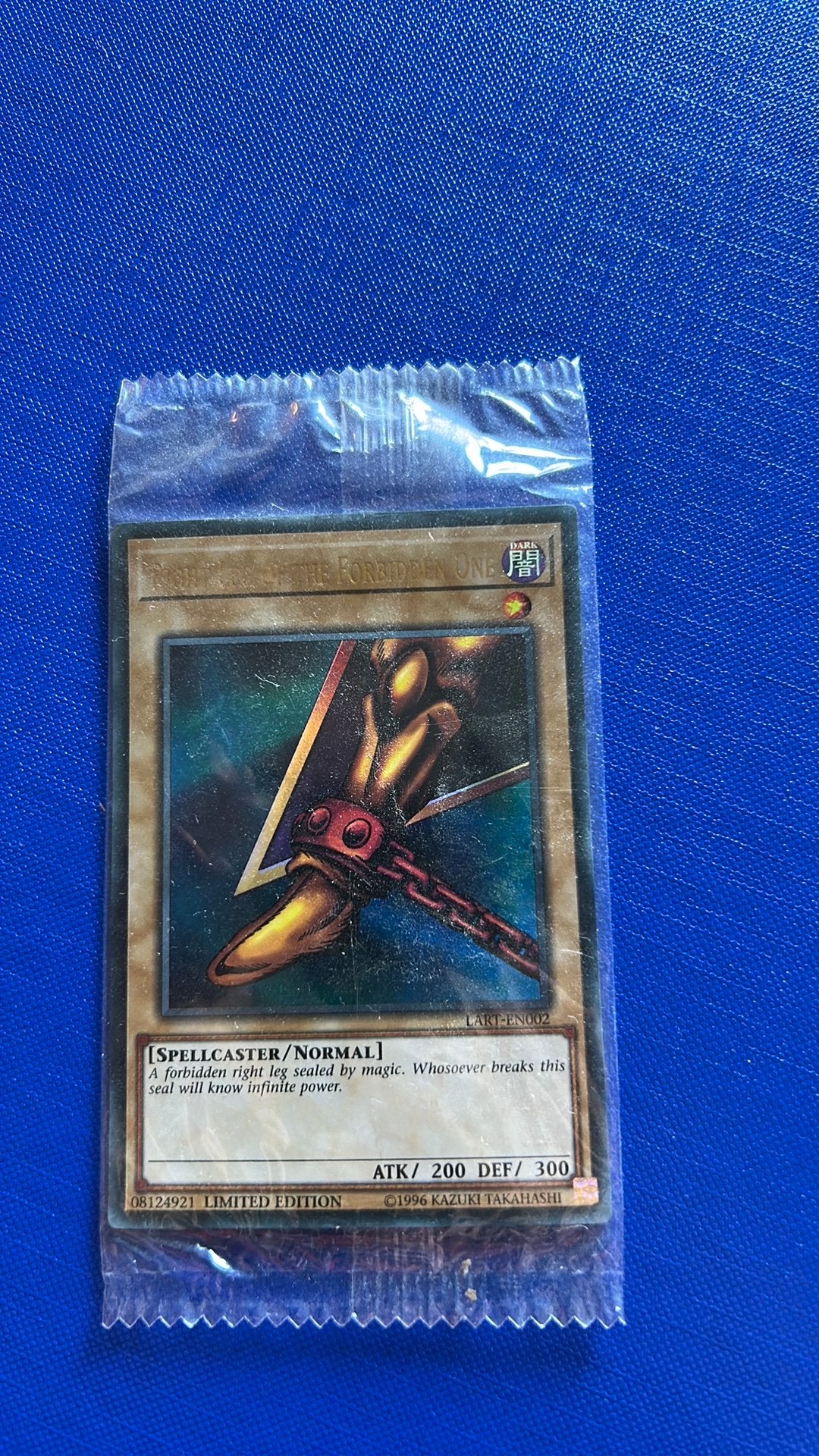 Yu-Gi-Oh Right Leg Of The Forbidden one sealed, Hobby en Vrije tijd, Ophalen of Verzenden, Nieuw