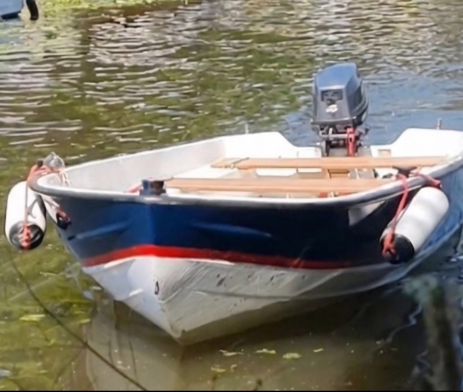 Boot +trailer, incl Yamaha 4-takt buitenboordmotor, Ophalen, Gebruikt, 5 tot 10 pk, Viertaktmotor