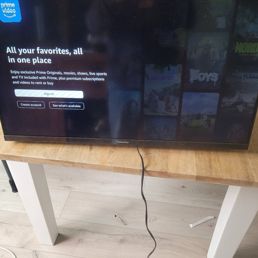 Tornado 32" smart led tv, Overige merken, LED, 50 Hz, Nieuw