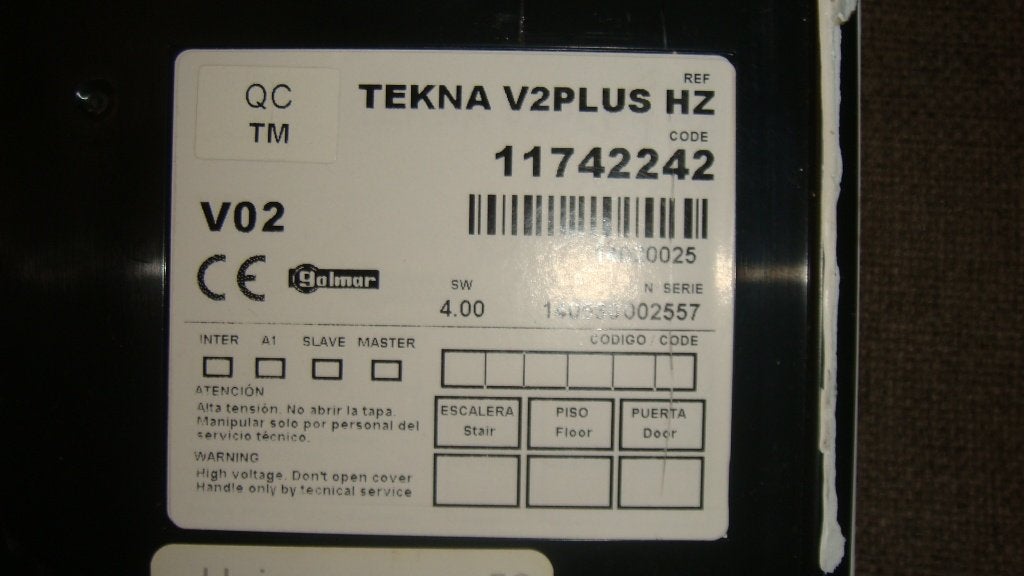 GOLMAR TEKNA VIDEO INTERCOM, Ophalen of Verzenden, Zo goed als nieuw, Bedraad