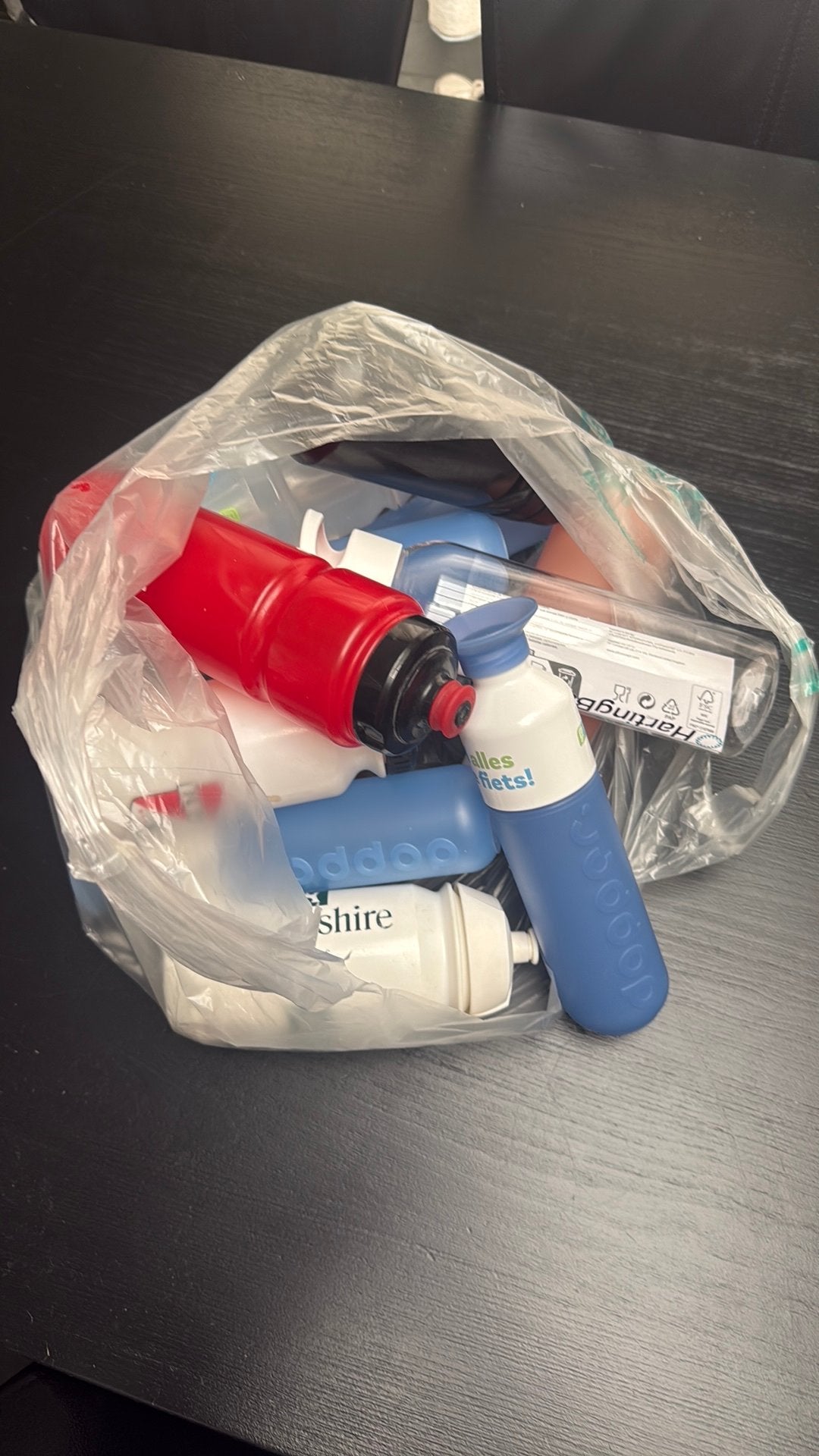 4x Dopper en andere drinkflessen /bidons (1 koop €5,-), Ophalen