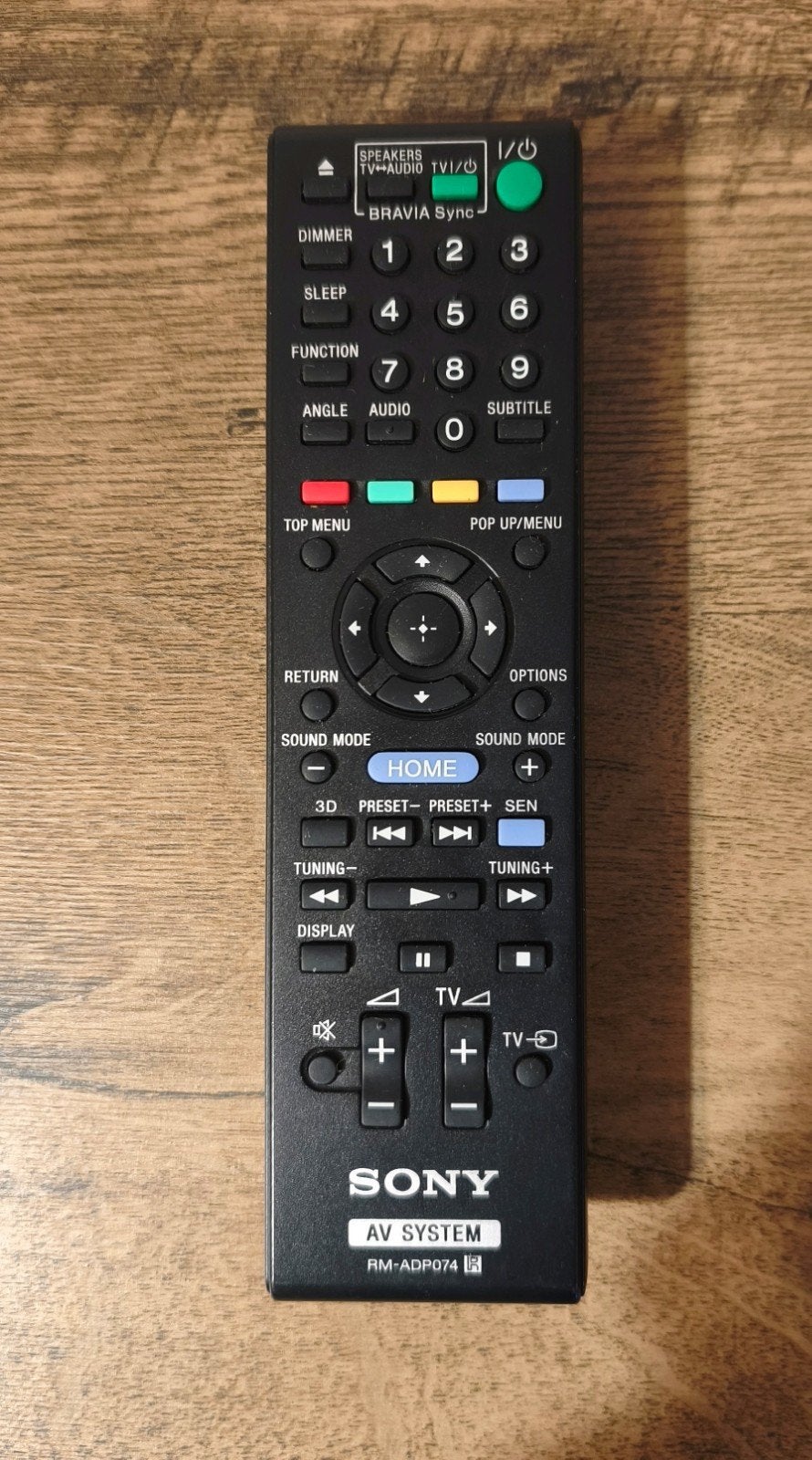 Sony RM-AD074 AV System Afstandsbediening, Ophalen of Verzenden, Gebruikt, Origineel, Tv