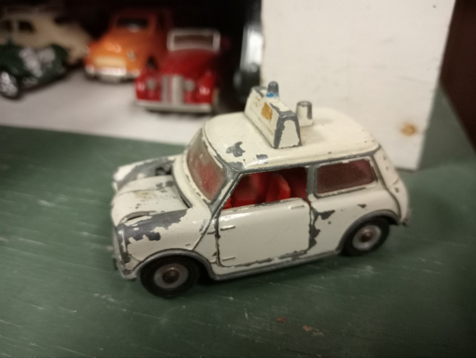 Austin Cooper police Dinky toys, Ophalen of Verzenden, Gebruikt, Auto, Dinky Toys