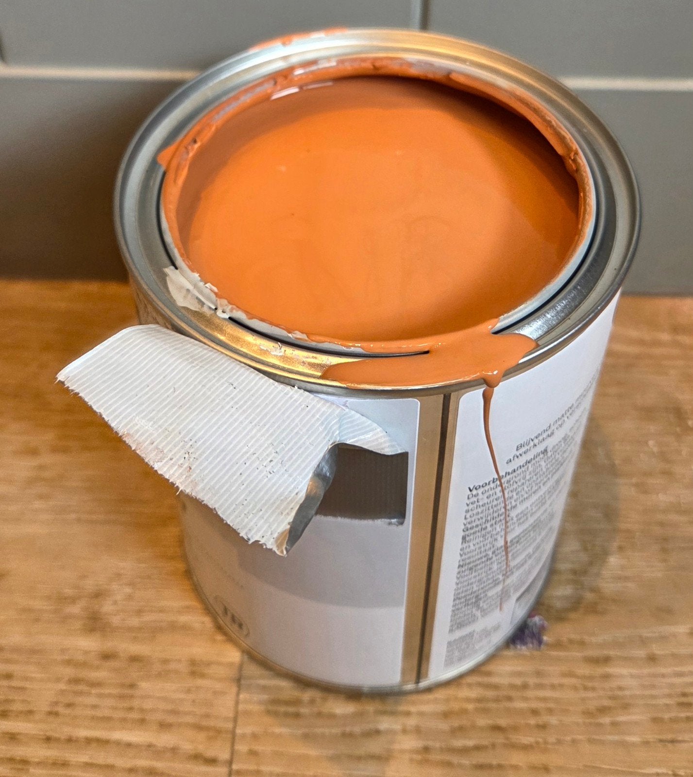 Muurverf cotta love (terra cotta kleur), Ophalen, Bruin, Nieuw, Verf