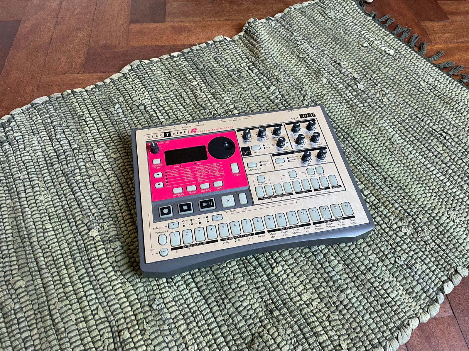 Korg Electribe (ER-1) rhythm synthesizer, Muziek en Instrumenten, Drumcomputers, Ophalen of Verzenden, Zo goed als nieuw, Korg