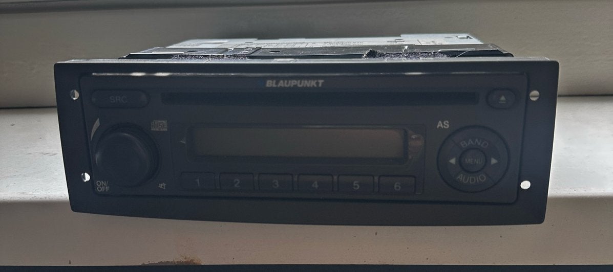 Blaupunkt autoradio CD-speler Fiat Panda 2011 Edizione Cool, Ophalen of Verzenden, Gebruikt