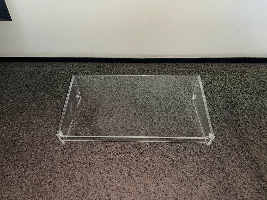 Transparante laptopstandaard, laptopverhoger, Ophalen, Gebruikt, In hoogte verstelbaar
