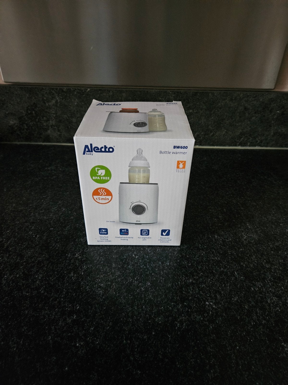 Alecto BW600 Flessenwarmer, Ophalen, Flessen- of potjesverwarmer, Alecto, Zo goed als nieuw