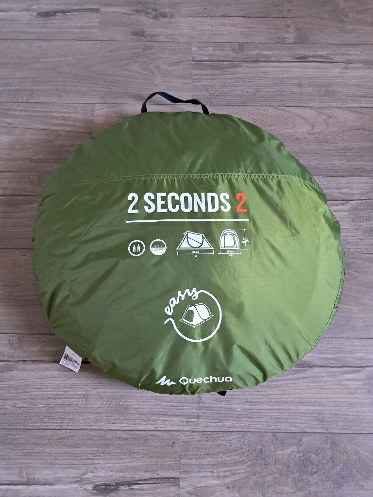 Quechua pop-up 2 persoons, Ophalen, Zo goed als nieuw, Tot en met 2