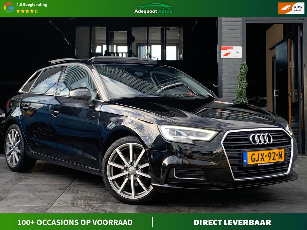 Audi A3 SPORTBACK 35 TFSI CoD Pro Line|Pano|Virtual|BTW auto, 4 cilinders, Zwart, Bedrijf, Bi-Xenon koplampen