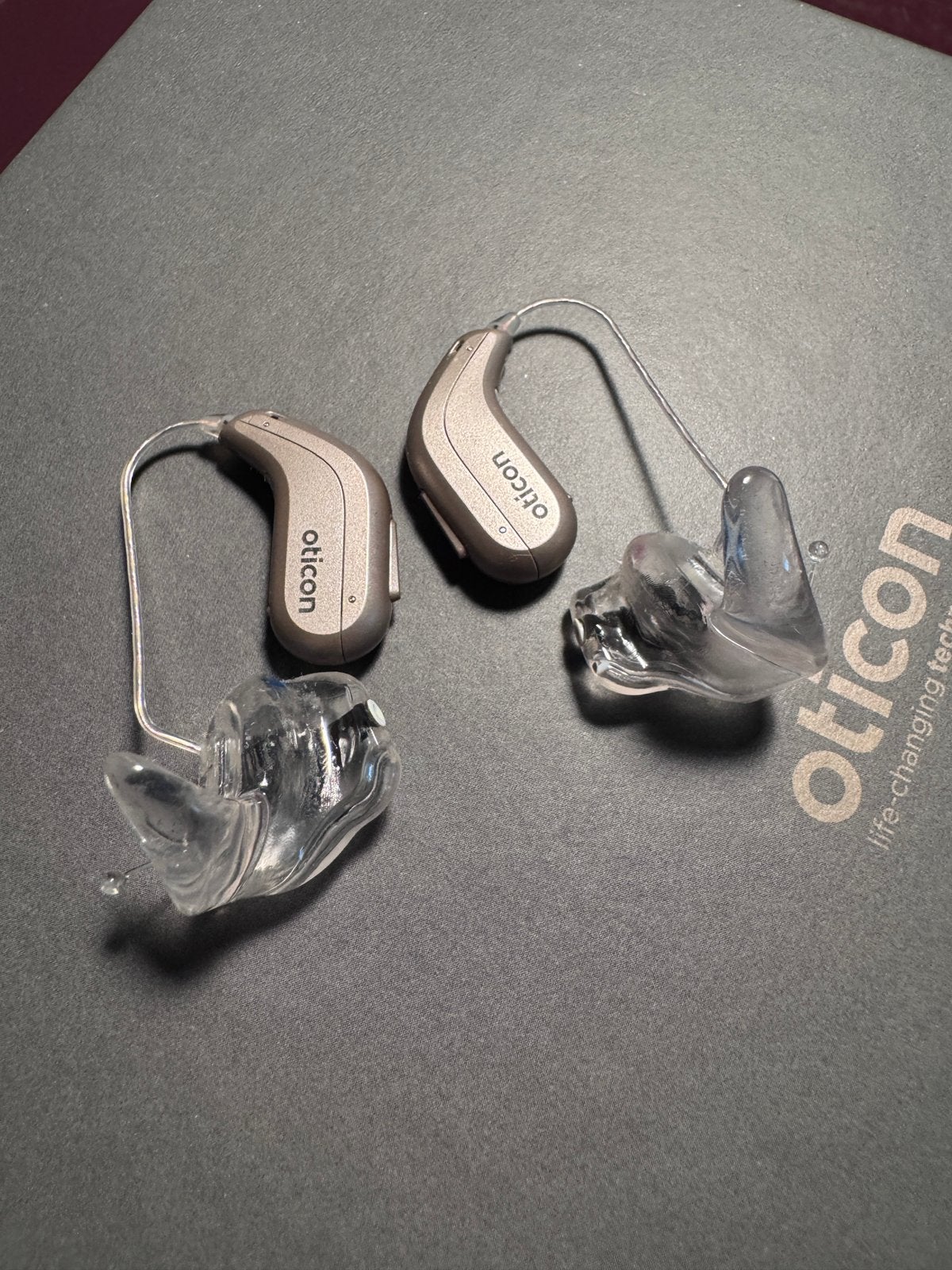 Oticon Intent2 miniRITE gehoortoestellen L+R, Ophalen of Verzenden, Zo goed als nieuw