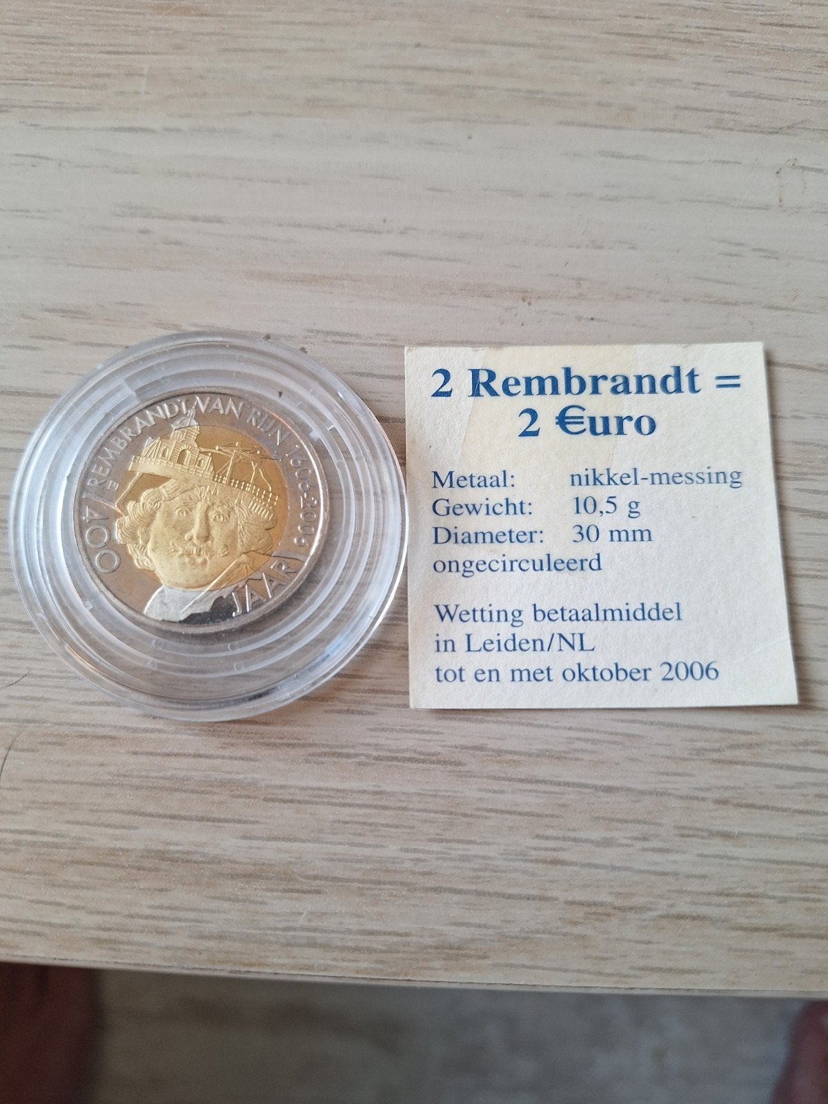 400 jaar Rembrandt van Rijn, Postzegels en Munten, Ophalen of Verzenden, Overige landen, 2 euro