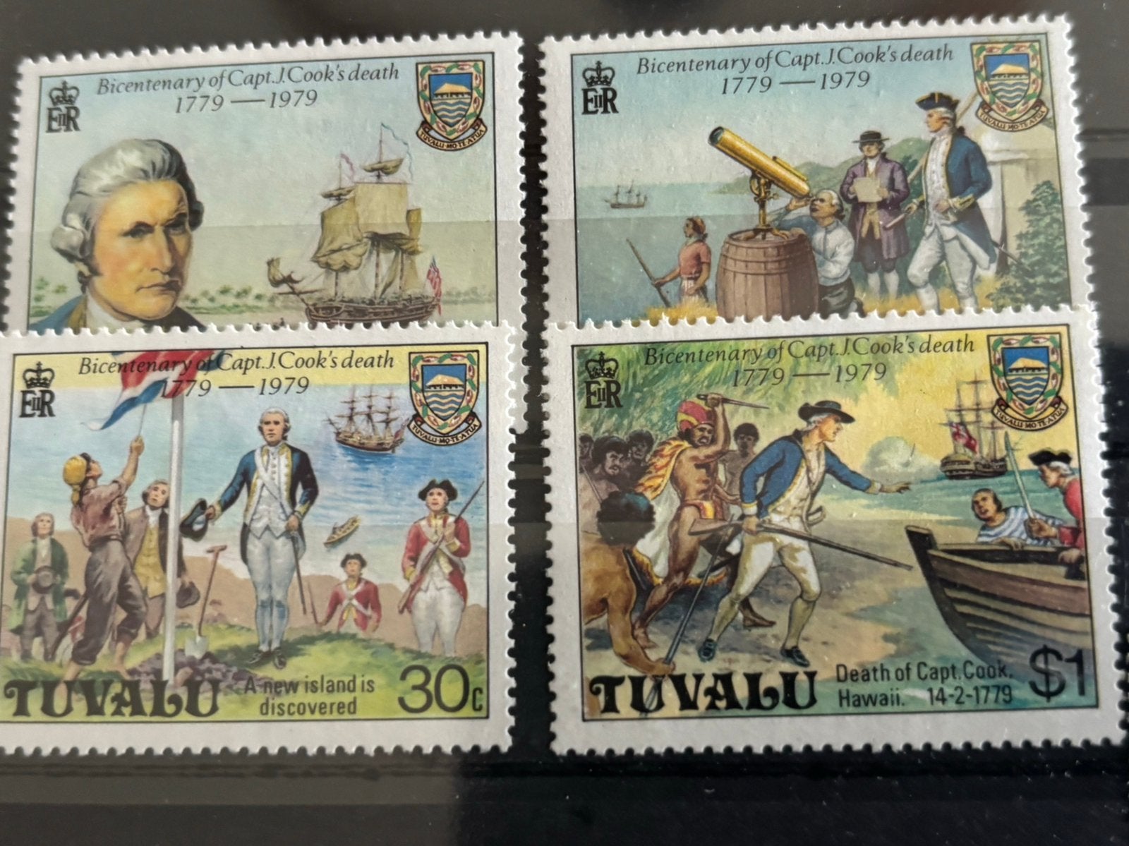 Schepen,Tuvalu 1979, Ophalen of Verzenden, Postfris, Overige thema's