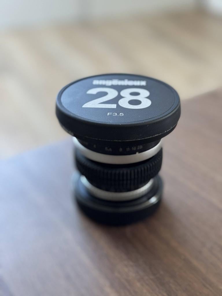 Angénieux Retrofocus R11 Cine 28mm 3.5 (Canon EF/Exacta), Audio, Tv en Foto, Fotografie | Lenzen en Objectieven, Ophalen of Verzenden