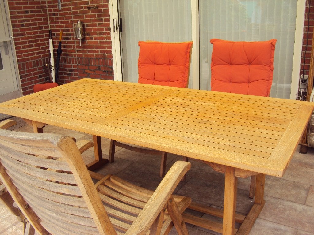 tuinmeubel set, Ophalen, 4 zitplaatsen, Gebruikt, Teakhout
